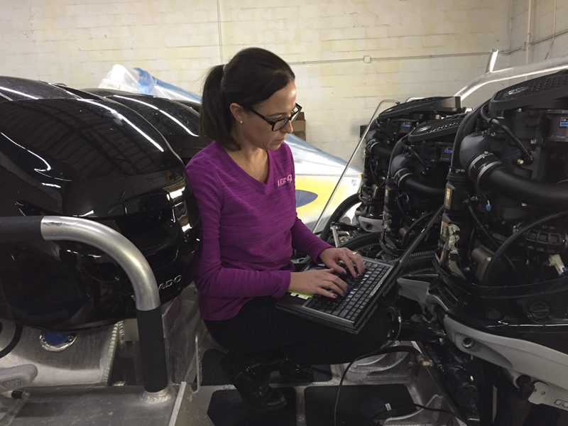 Technician at work